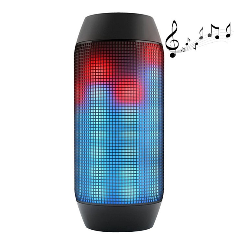 Outdoor Flash Lighter Speaker LED Glow Pulse Lighting Mini Portable Wireless Bluetooth 3D Super Bass Speakers Boombox AUX USB TF