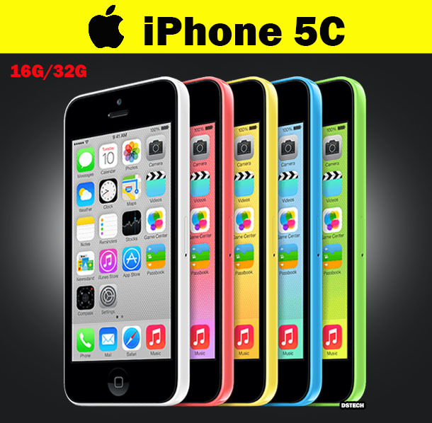 iPhone5c Original Unlocked Apple iphone 5C IOS GPS WIFI Dual Core 4.0 Screen 16GB/32GB storage mobile Phone