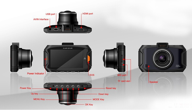 G90     Ambarella A7 -dash CAM 5MP Full HD 2.7  LCD 170     hdr-sr7 g-  