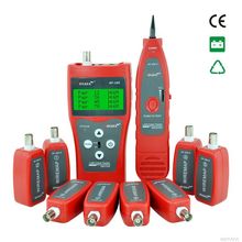 Network coax cable tester NF-388 Red Handheld Cable Tester Network cable LAN Ethernet Wire tester Telephone cable Tester
