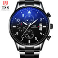 TSS Men Casual Watch Stainless steel Luxury Men Watches Quartz Wristwatch CHRONOGRAPH 24 hours Function Sport