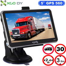 Xgody New 5 Inch 4GB 128 MTK FM Car Truck GPS SAT NAV Navigator Russian Europe North/South American Maps UK USA STOCK