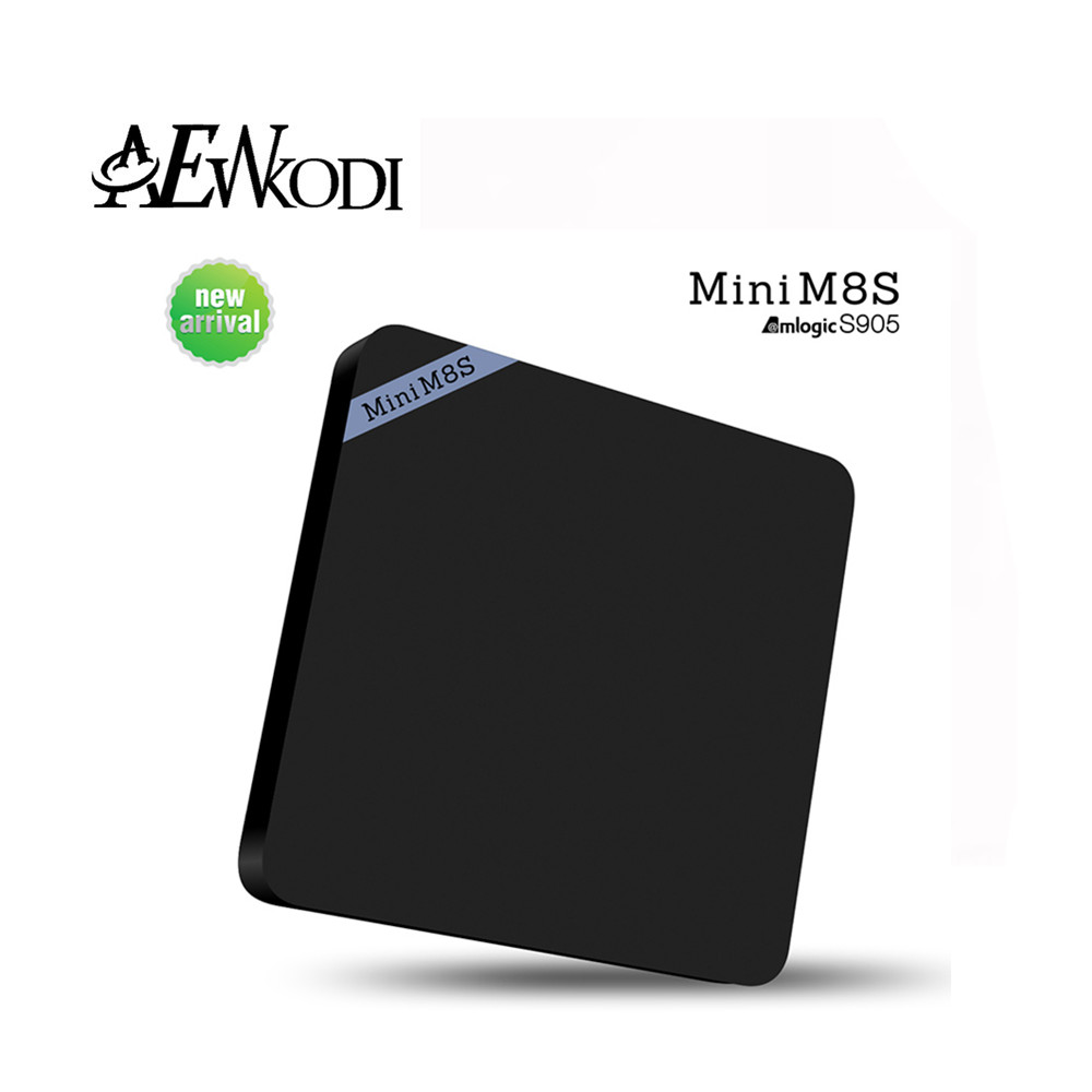 Anewkodi Mini M8S android tv box Amlogic S905 2GB/8GBAndroid 5.1 Quad Core 2.4G wifi BT4.0 iptv Media Player