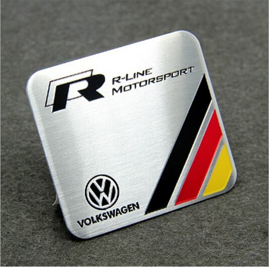 volkswagen R line vw stickers Motorsports car Emblem Badge Logo Cover