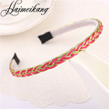 2016 Fashion Hairbands Polyester Cotton Girls Hair Bands Headdress Hair Accessories for Women Wholesale Price