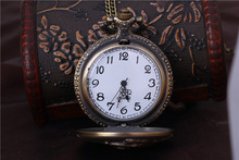 Pocket Brand Watches Women Men Fob Watch Fashion Train Pocket Watch HB010