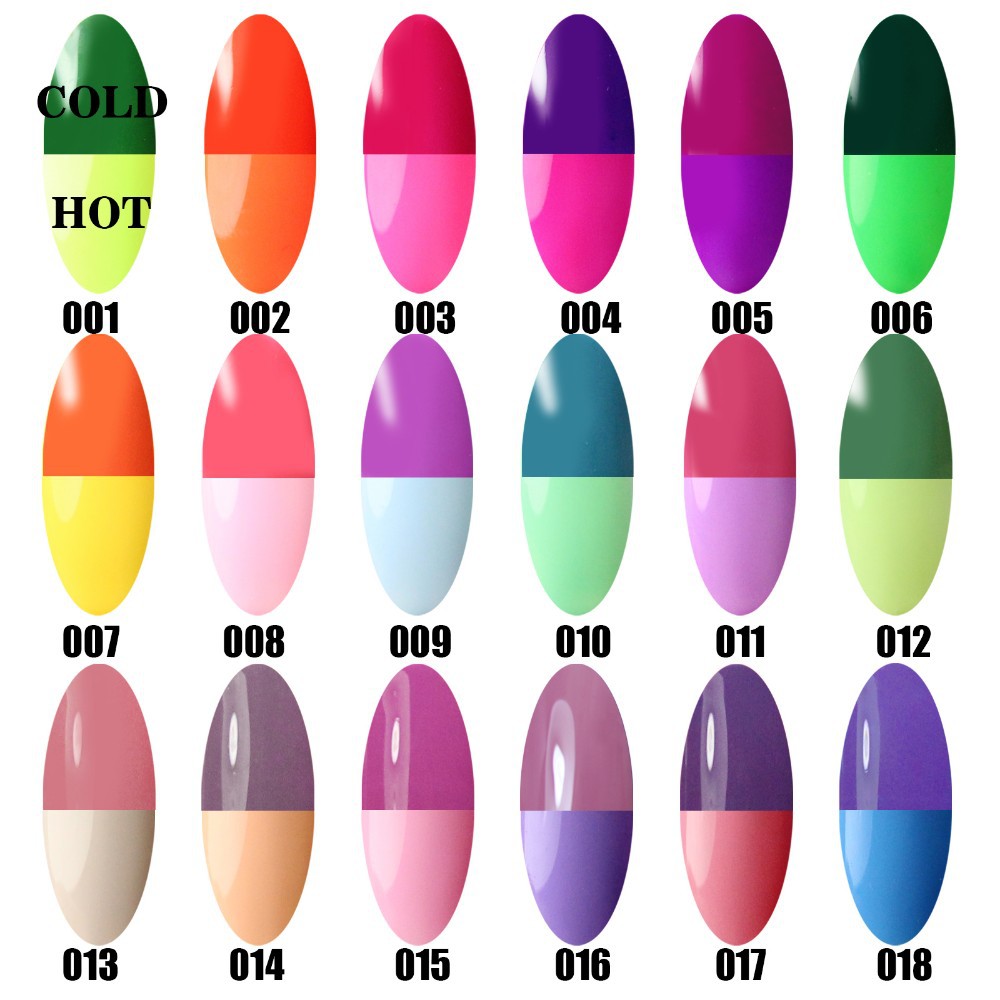Polish Hot Lacquer Temperature Uv Changing Color Nail Gel 1