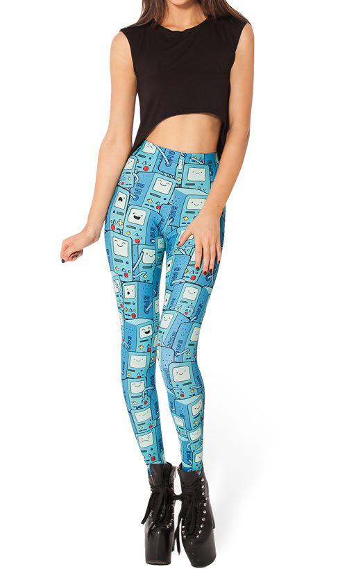 Black Milk Adventure Time BMO HWMF Leggings5