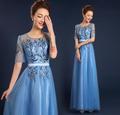 Caftan Formal Elegant Long Mother of the Bride A line Red O neck Imported Party Floor