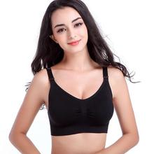X-large maternity nursing bra open breastfeeding clothes pregnant women bras wirefree sport yoga vest bra soutien gorge gestante