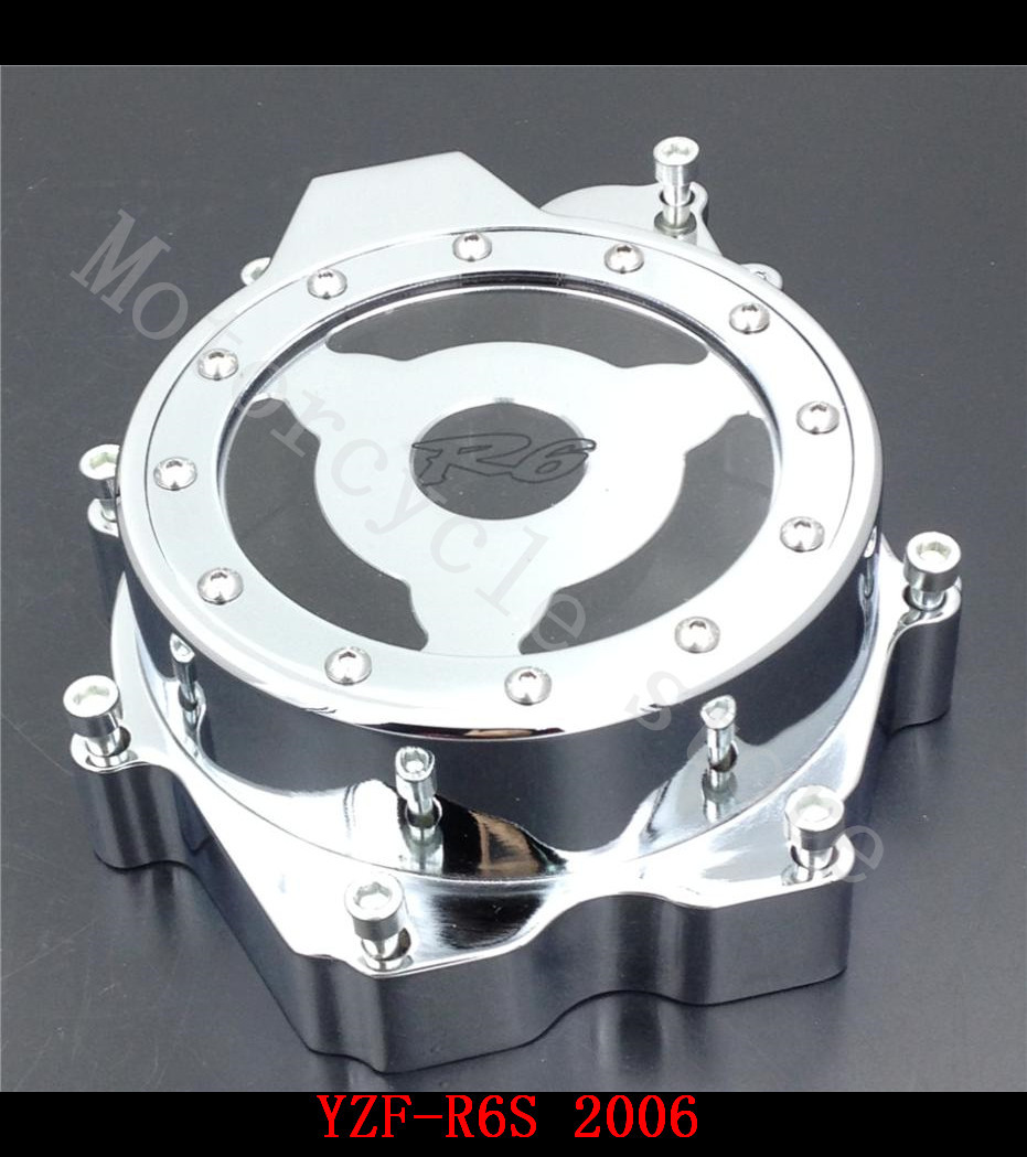 Фотография Fit for Yamaha YZF R6S YZF-R6S 2006 Motorcycle Engine Stator cover see through left side