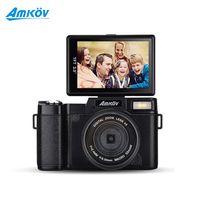 AMKOV AMKR2 Digital SLR Camera With Wide-angle Lens Camcorder 8.0MP CMOS Max 24MP 3 inch Rotatable Screen digital camera