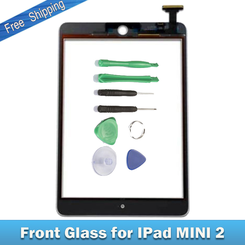 5 pcs Black or White Border Touch Screen Digitizer Glass Front Glass without Home Button Assembly