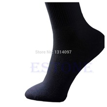 10 Pairs Lot Man Cosy Cotton Sport Socks For Football Basketball 3 Colors HOT