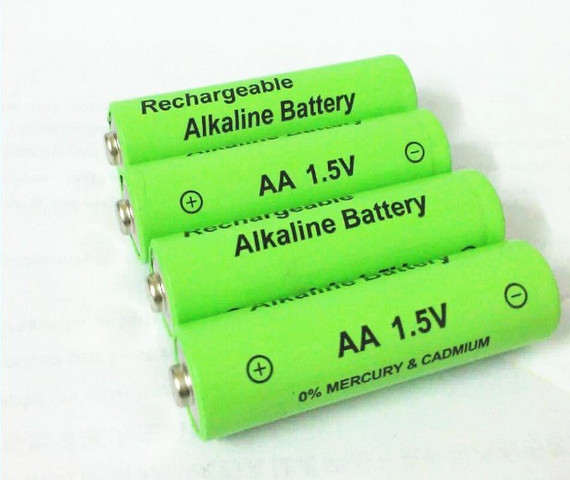 New 2015 Hot Sell 4pcs lot 3000mAh1 5v aa battery Alkaline rechargeable battery for Flashlight led