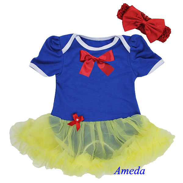 aliexpress buy baby snow white princess costume royal blue yellow bodysuit pettiskirt aliexpress buy baby snow white princess costume royal blue yellow bodysuit pettiskirt
