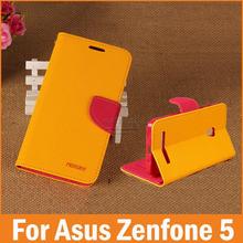 New 2015 PU Leather Flip Cover Asus Zenfone 5 Case Zenfone5 Case Capa funda celular Top