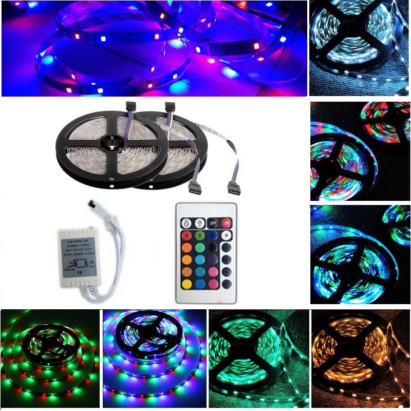 SMD 3528 RGB LED Strip Light Non Waterproof 10M Flexible String Light Christmas Decoration Light ...