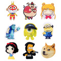 Simpson Cartoon Acrylic Brooch Pin Unisex Doge Monsters University Snow White Japan Harajuku College Style Fashion