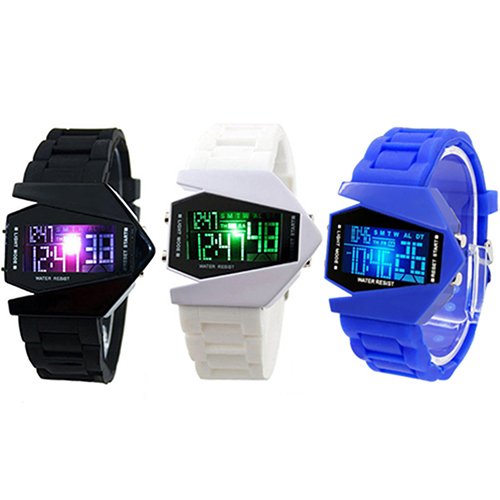 LED Display watches Digital men sports military Oversized watch Back Light women Wristwatches Novelty Sale