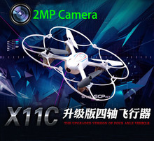 Original SYMA X11C 2.4Ghz 6-Axis Gyro RC Quadcopter RTF With 2.0MP HD Camera RC Helicopter