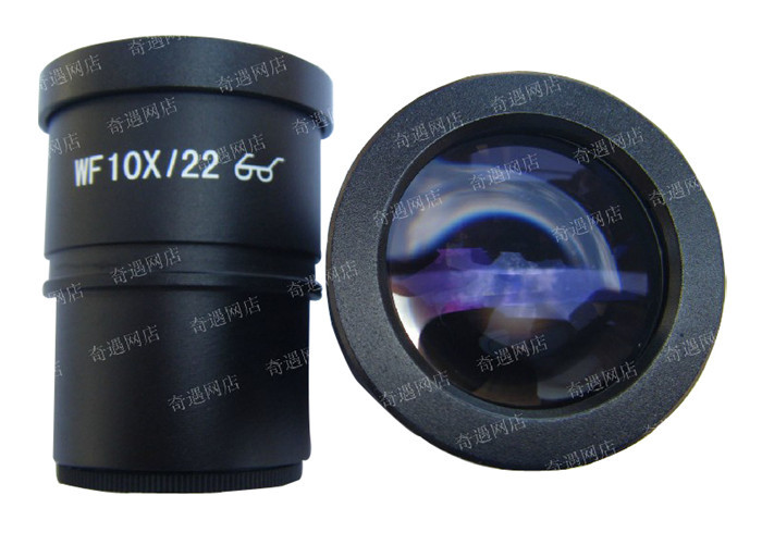 WF10X Field of View 22mm High Eyepoint Eyepiece Optical Lens for Student Stereo Microscope Accessory with