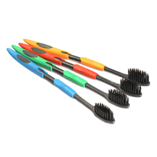 2014 Hot Sell 4PCS Double Ultra Soft Toothbrush Bamboo Charcoal Nano Brush Oral Care ST1#