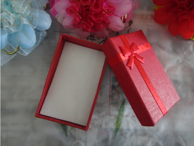 Wholesale 48pcs/Lot  Red Jewelry Sets Boxes,Paper Jewelry Box Necklace/Earrings/Ring Box Gift Box Free Shipping