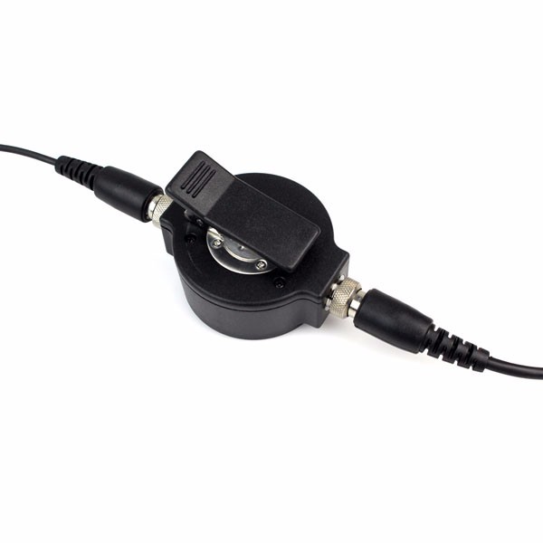 New Adjustable Throat Microphone with Acoustic Tube Earpiece (7)