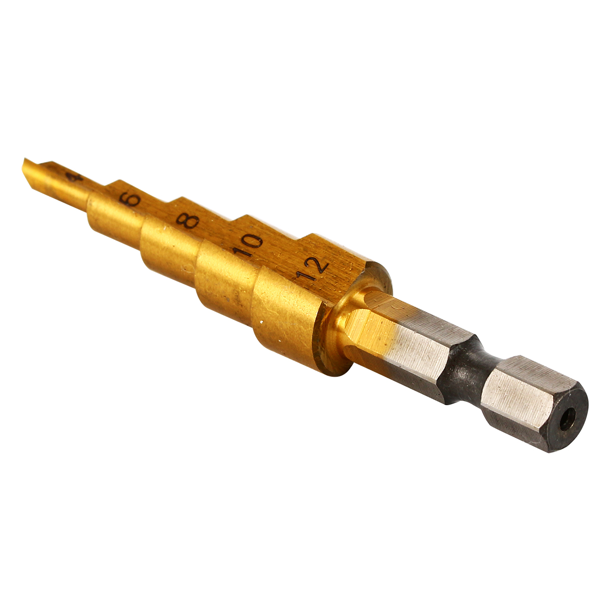 Large HSS Steel Step Cone Drill Countersink Titanium Bit Set Hole 4 12mm BI107in Drill Bit from