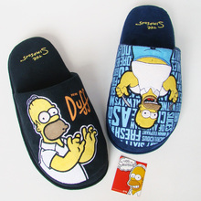 New Brand Winter Men Shoes Home Indoor Slippers Men’s Footwear Cotton Chaussons Simpson Home Slipper Zapatillas Casa