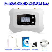 Best Price !!! Mini Smart W-CDMA 2100 MHz 3G Repeater Mobile Phone 3G 4G Signal Booster WCDMA Signal Repeater Amplifier