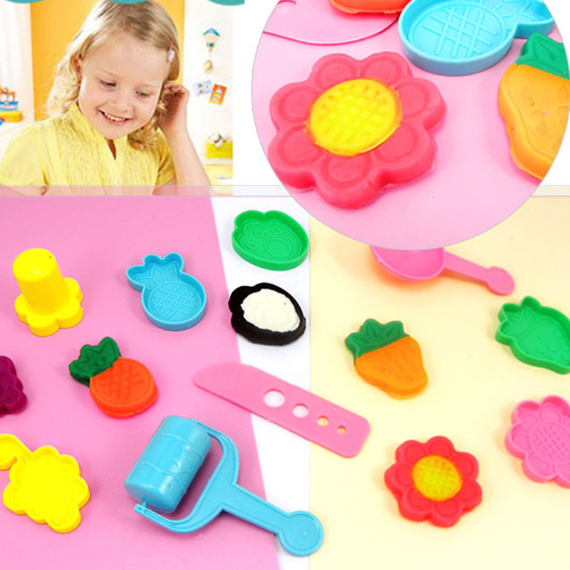 Play Doh Tools 36pcs/lot Playdough Model Tool Creative 3D Plasticine