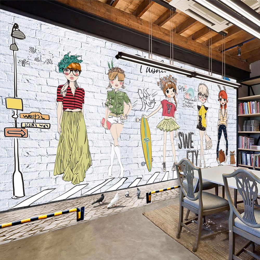 Online kopen wholesale fashion 3d wallpaper murals uit china ...