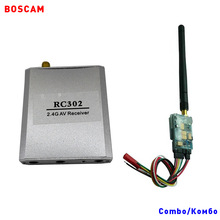 BOSCAM rc 2.4ghz long range wireless video transmitter and receiver 500MW 8CH fpv quadcopter TX RX combo helicopter boat drone