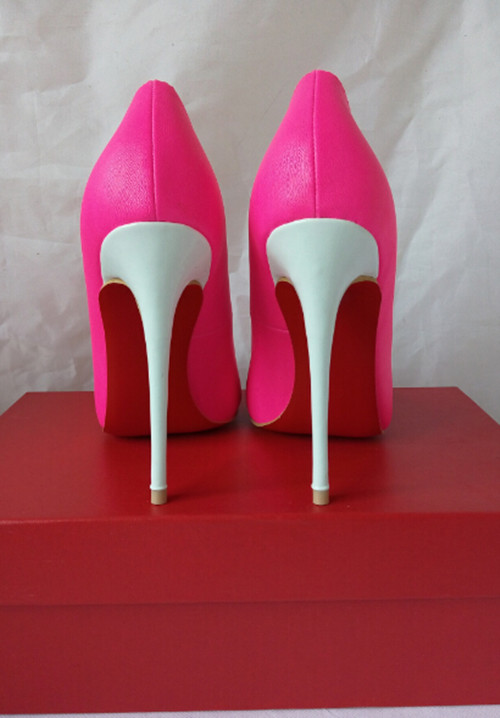 Brand Sexy club Red Bottom Shoes Woman 12 cm Ultra high heels ...