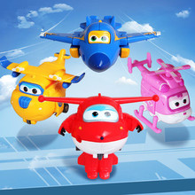 Brinquedos 4 unids/set Super Wings figuras de acción juguetes juguetes Robots CarsTransformation juguetes
