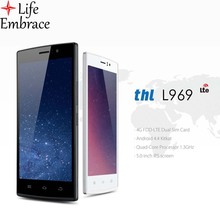 Original THL L969 4G Lte Android 4.4 Kitkat Mobile Phone MT6582M+MT6290P Quad Core 1.3G 1GB RAM 8GB ROM WCDMA Cell Phone 5.0MP