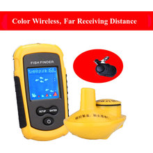 125KHz portable fish finder Wireless Sonar Fish Finder River Lake Live Depth Contour Waterproof Sensitive Fishfinder