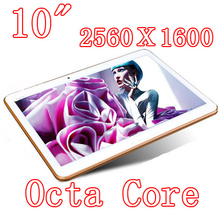 10 inch Hexa Core 2560X1600 DDR3 4GB ram 32GB 8.0MP Camera 3G sim card Wcdma+GSM Tablet PC Tablets PCS Android4.4 7 8 9