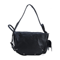 Ladies Black Chic Backpack Rivets Ornament 2016 New Trendy Hand held Bag Women Solid Color Designer