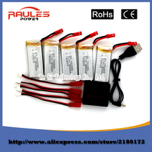 Free Shipping 3.7v 800mAh lithium battery For H12C H12 V636 V686 V686G V686J V686K JXD 509G 509V 2.4Gh RC Quadcopter Drone