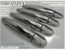 High Quality Chrome Door Handle Cover for Renault MODUS 2004-2007 Renault LAGUNA 2 2001 2002 2003 2004 2005 2006 2007