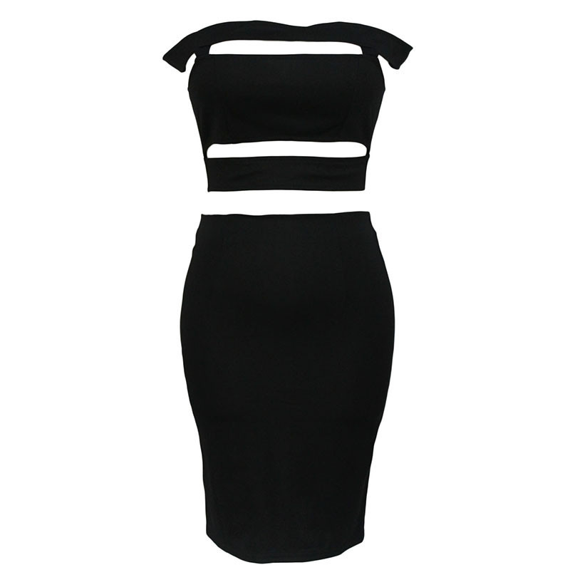 Black-Chic-Cutout-Off-Shoulder-Skirt-Set-LC22185-2-26751