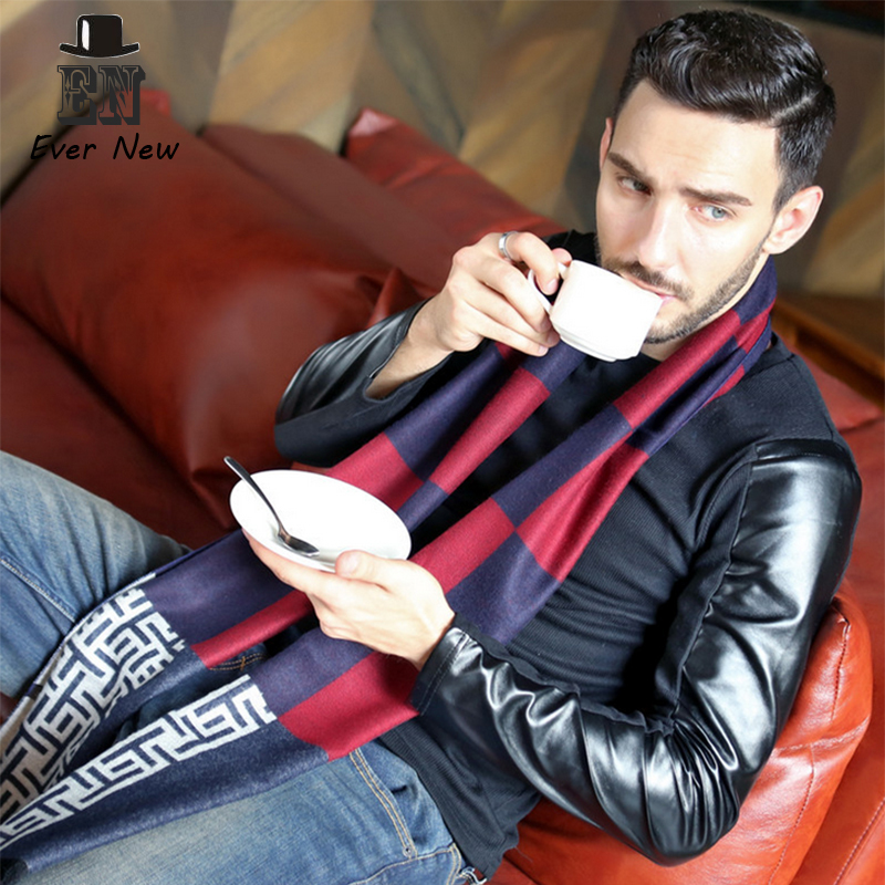 2015 Fashion Design Plaid Winter Scarf Men Shawls ...