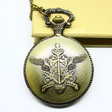 Free shipping wholesale dropship 2013 hot sale bronze vintage big round face Black Butler fashion quartz