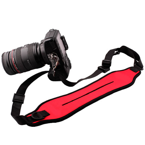 Red Quick Pro Single Shoulder Ergo Strap for DLSR SLR Camera