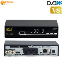 V8 Super Satellite Receiver Support Cccam IPTV Newcam Full Powervu Biss Key DVB-S2 Receptor Satellite Full 1080P Free Shipping