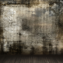 Grunge Photography Backdrops Brown Scrawl Wood Floor Children Photo Backgrounds for Studio fond photographie 150cm*200cm