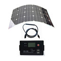 Promotion sunpower flexible solar panel 60W 12V 24V Aoto with USB solar controller suit for 24V